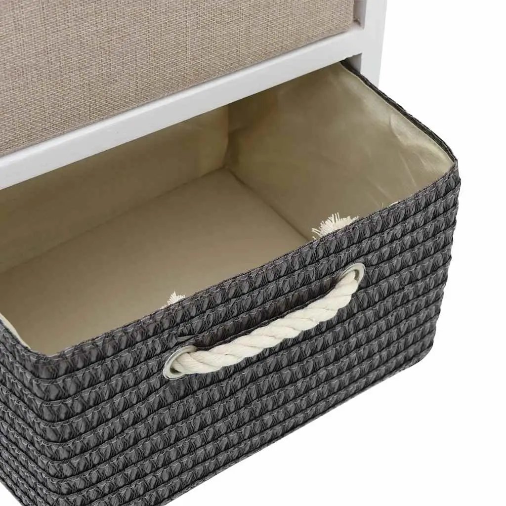 4-Drawer Wooden Storage Cabinet