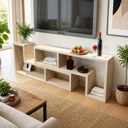 Your Perfect Brown TV Cabinet with Flexible Shelving