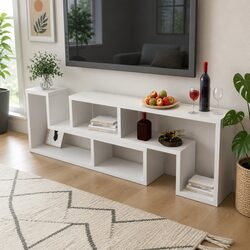 Your Ideal L-Shaped TV Cabinet in White