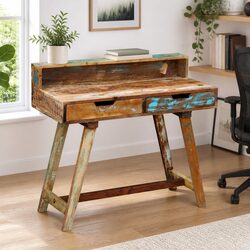 Your Friendly Vintage Solid Wood Desk Awaits