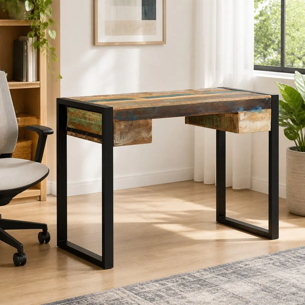 Vintage Reclaimed Wood Desk