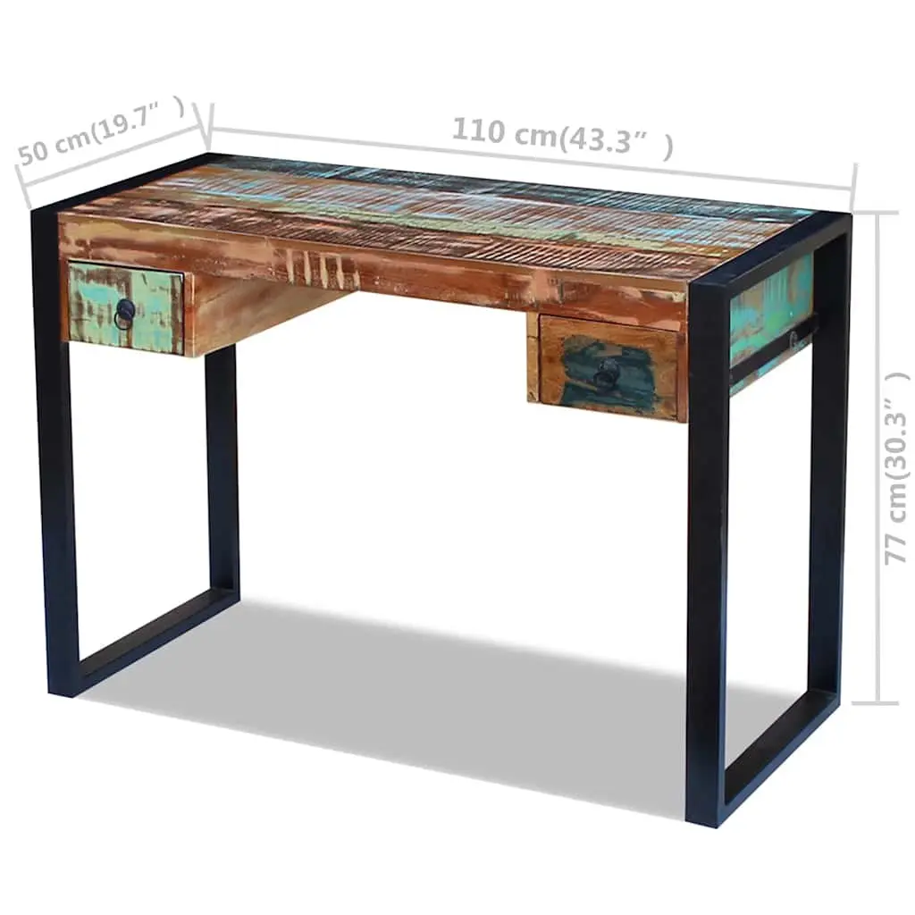 Vintage Reclaimed Wood Desk