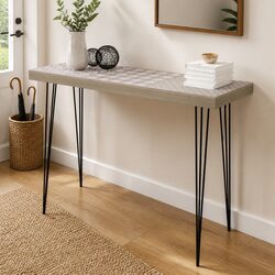 Your Friendly Grey Console Table Awaits