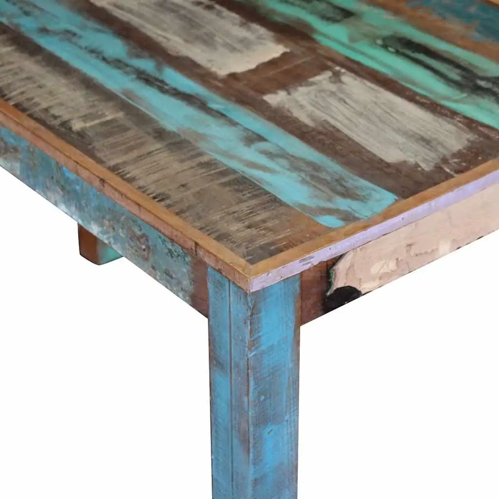 Dining Table Antique Style Solid Reclaimed Wood Handmade 115 x 60 x 76 cm