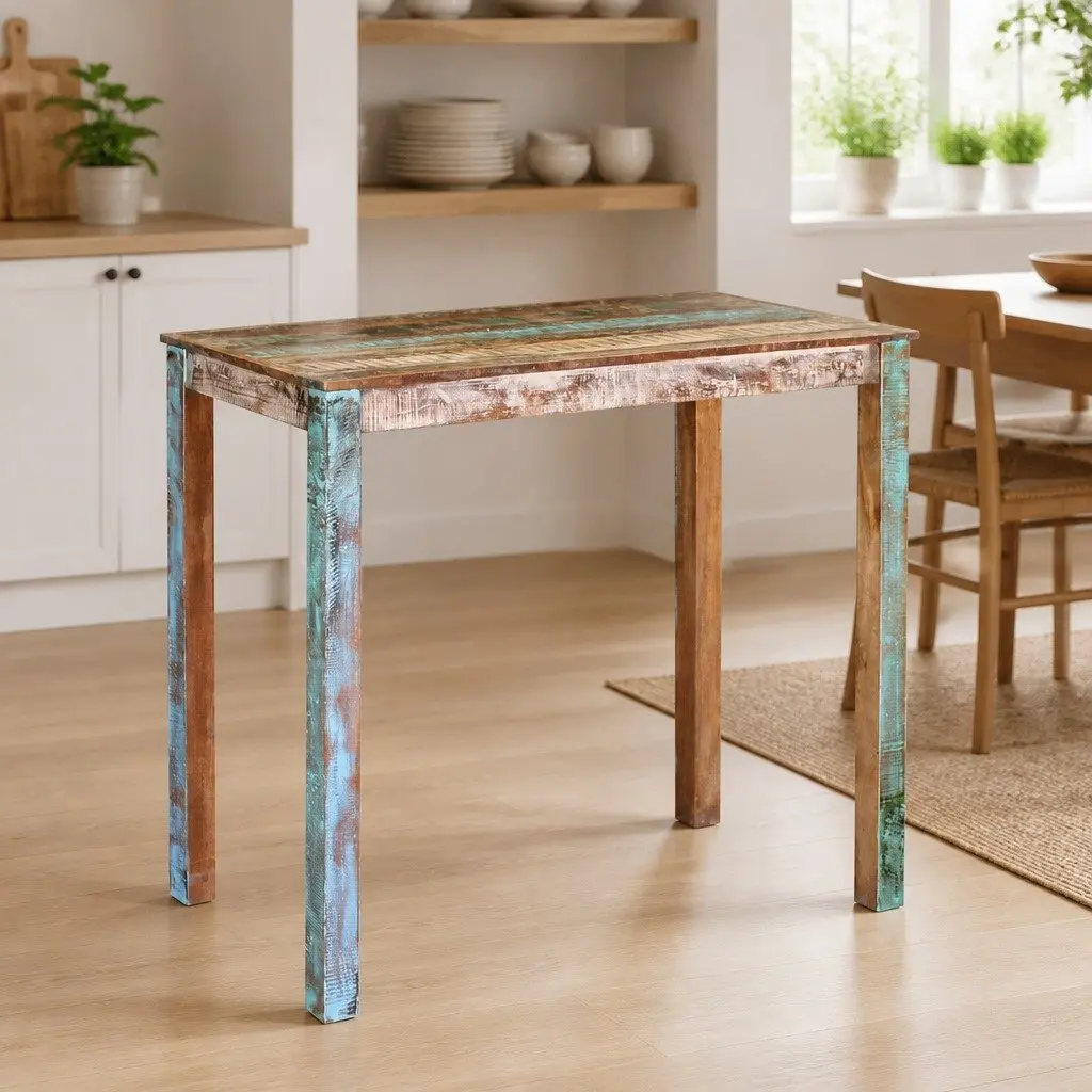 Bar Table Made from Reclaimed Wood
