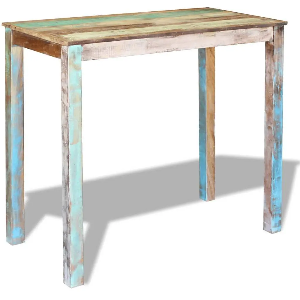 Bar Table Made from Reclaimed Wood