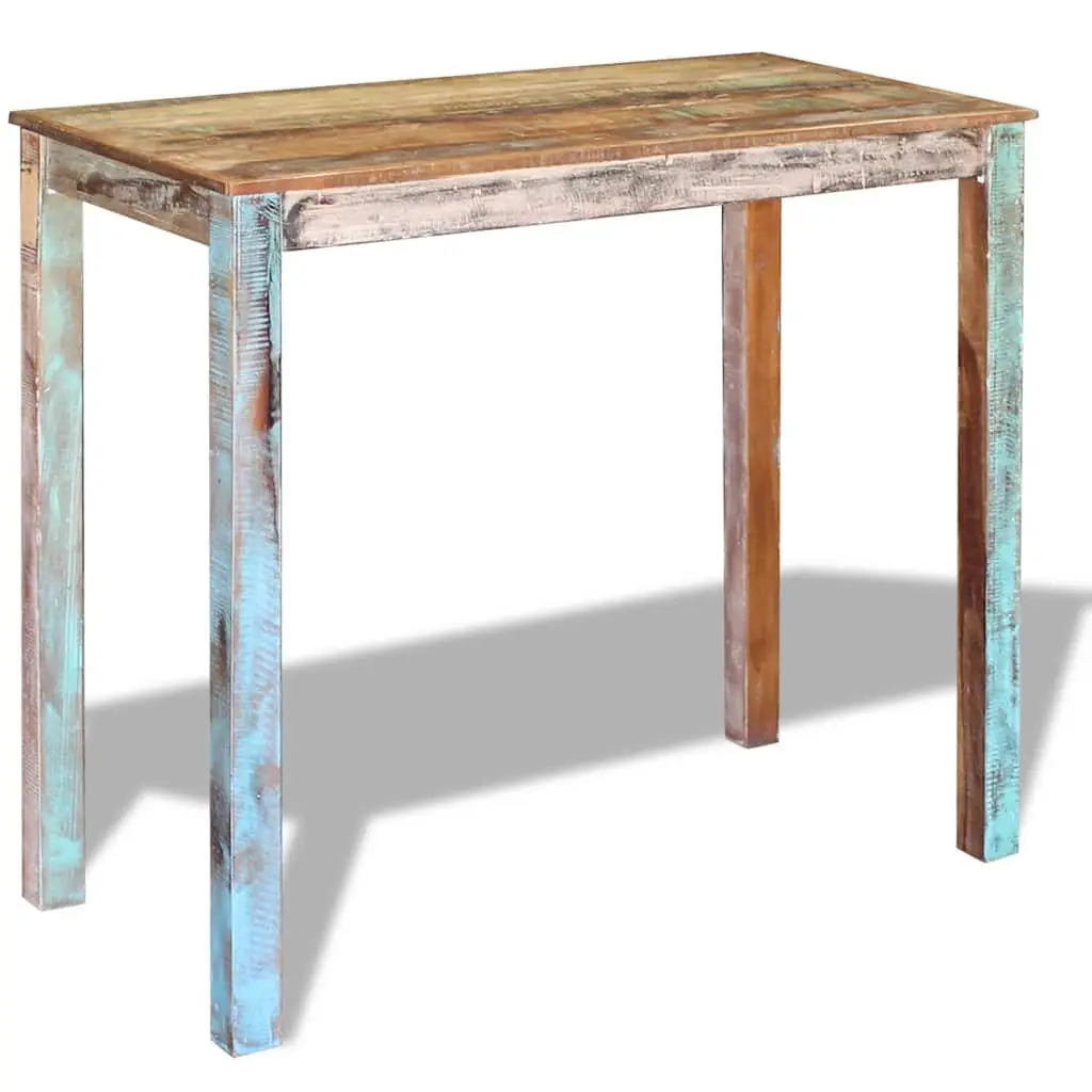 Bar Table Made from Reclaimed Wood
