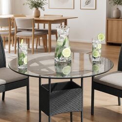 Your Ideal 600mm Round Glass Table Top for Every Space
