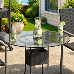 Your Perfect 700mm Round Tempered Glass Table Top Awaits