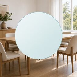 Round Tempered Glass Table Top 900mm Dining Coffee Garden Furniture Protection