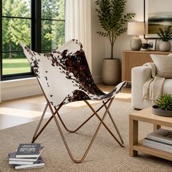 Find Your Comfort with a Cowhide Butterfly Chair