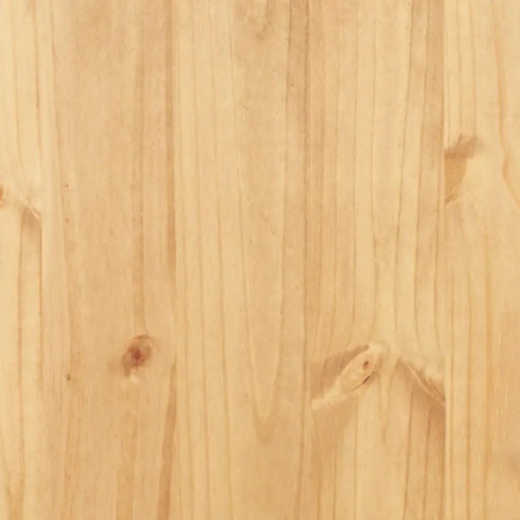 Bedside Cabinet Mexican Pine Corona Style Brown Wooden Nightstand Side Table