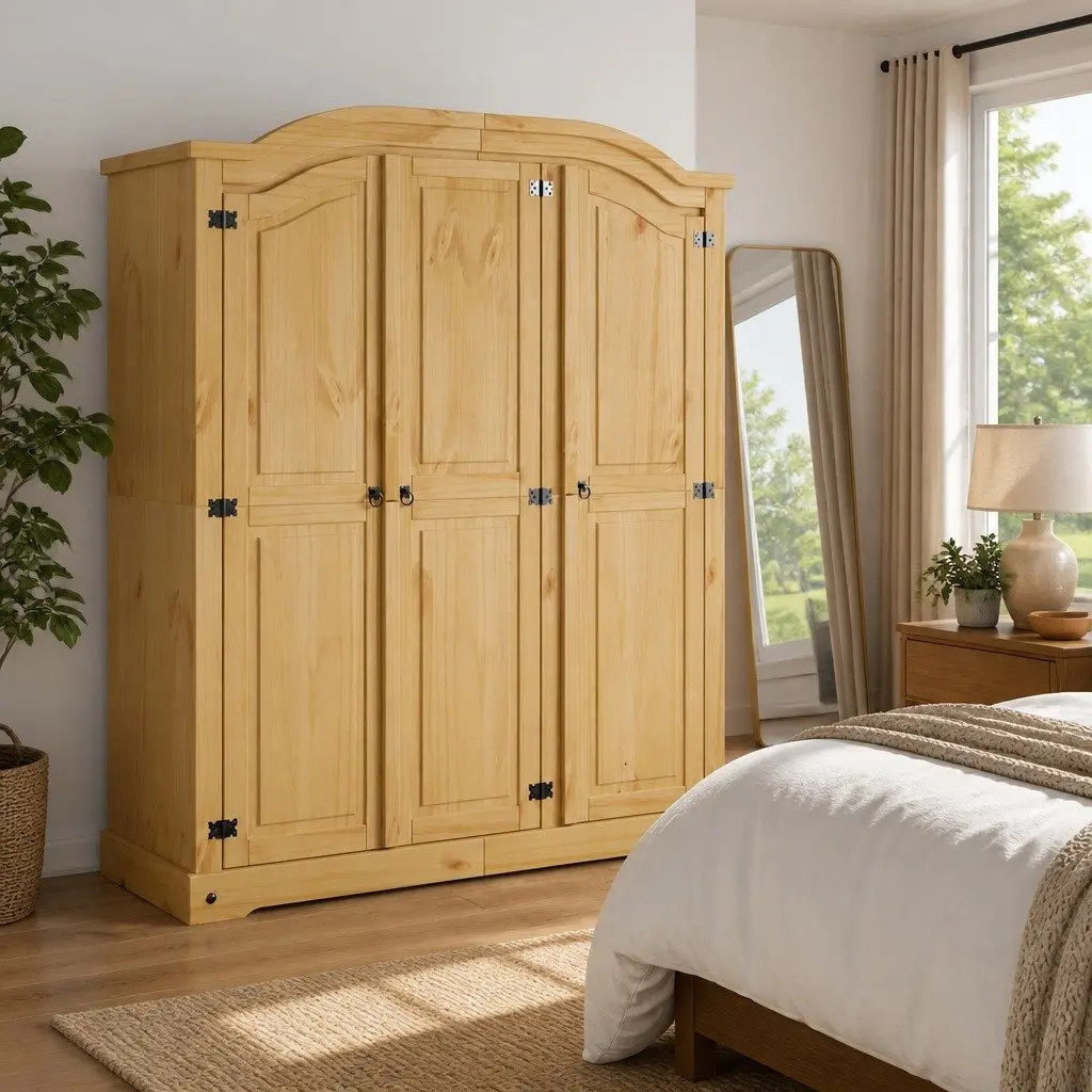 3 Door Wardrobe Cabinet
