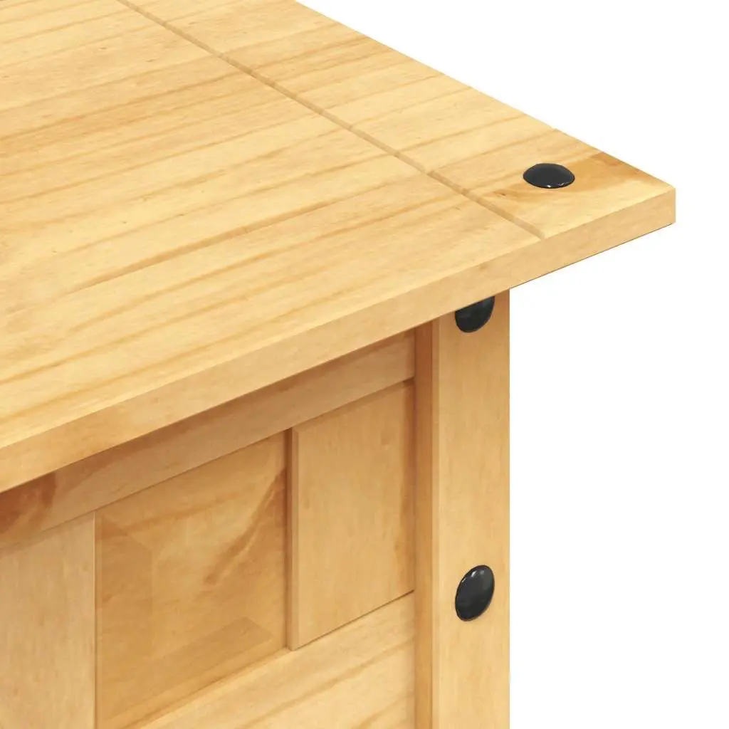 Coffee Table Solid Pine Brown Mexican Corona Style 100 x 55 x 44 cm