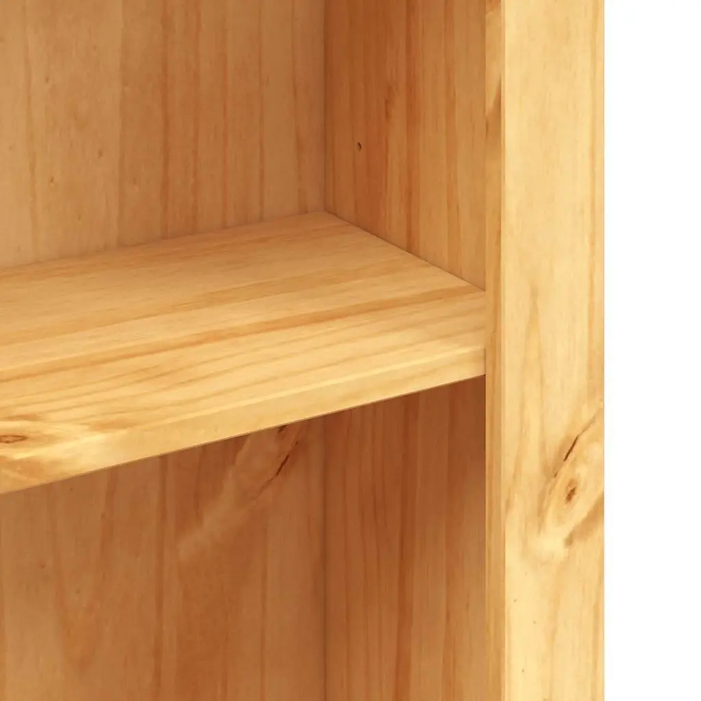 4-Shelf Bookcase in Brown