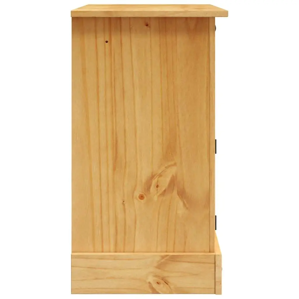 TV Cabinet Rustic Brown 80 x 43 x 78 cm Living Room Entertainment Unit Storage Shelf