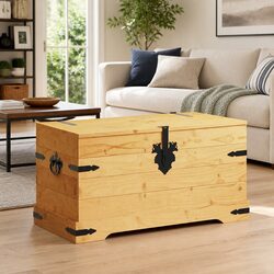 Your Friendly Rustic Wooden Storage Chest Solution