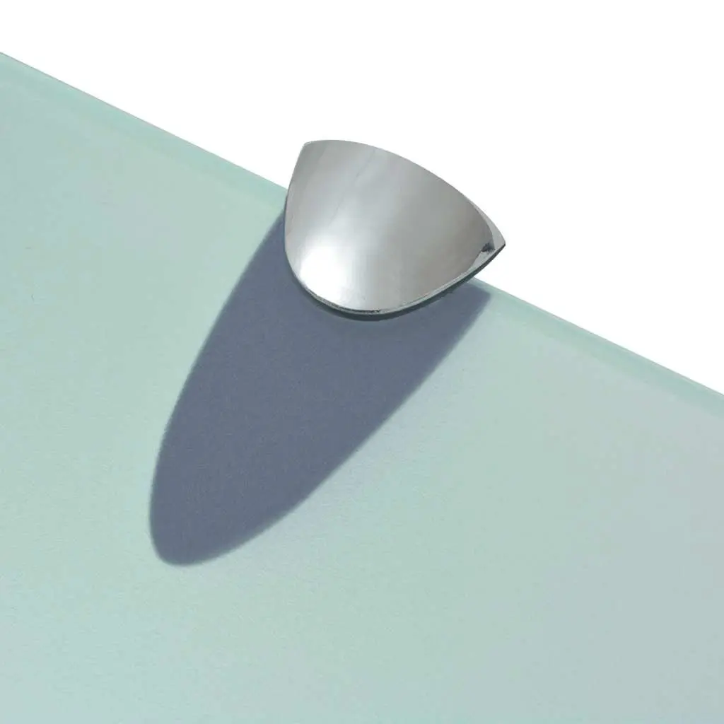 Floating Wall Shelf Transparent Glass 40x10cm Modern Display Storage