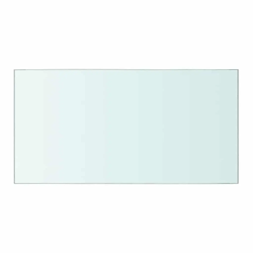 Glass Shelf Panel Clear Tempered 40x20 cm