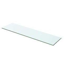 Your New Clear Glass Shelf Panel 60x12 cm Awaits