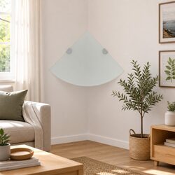 Your New White Floating Corner Shelf Awaits You