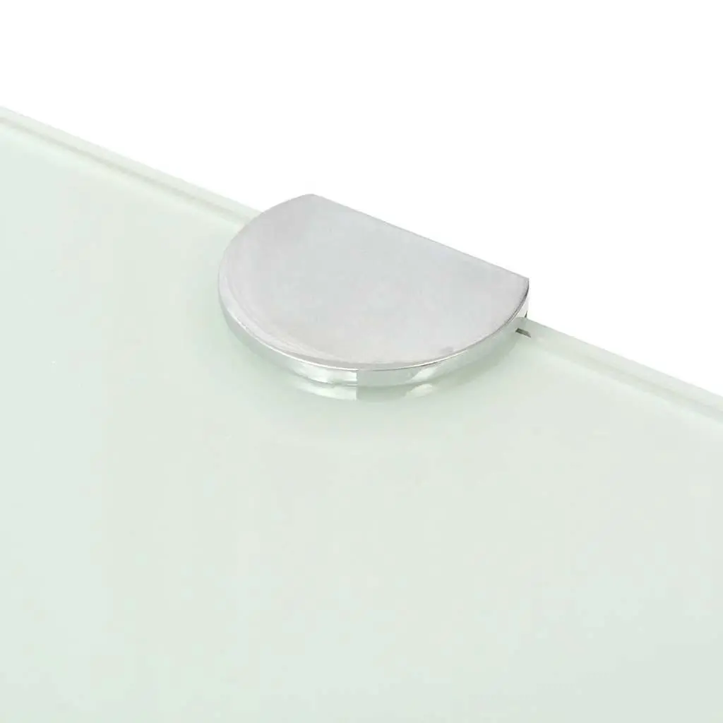 White Floating Corner Shelf