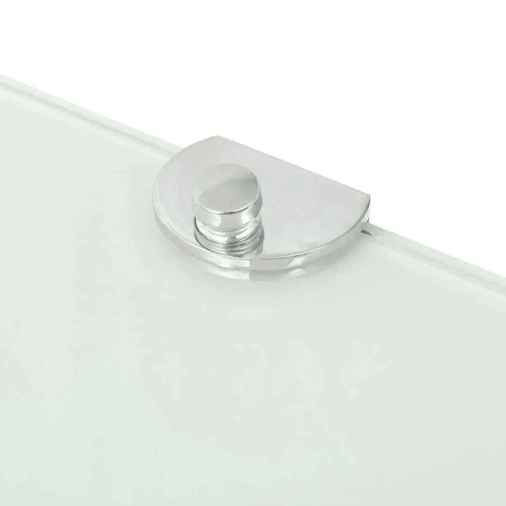 White Floating Corner Shelf