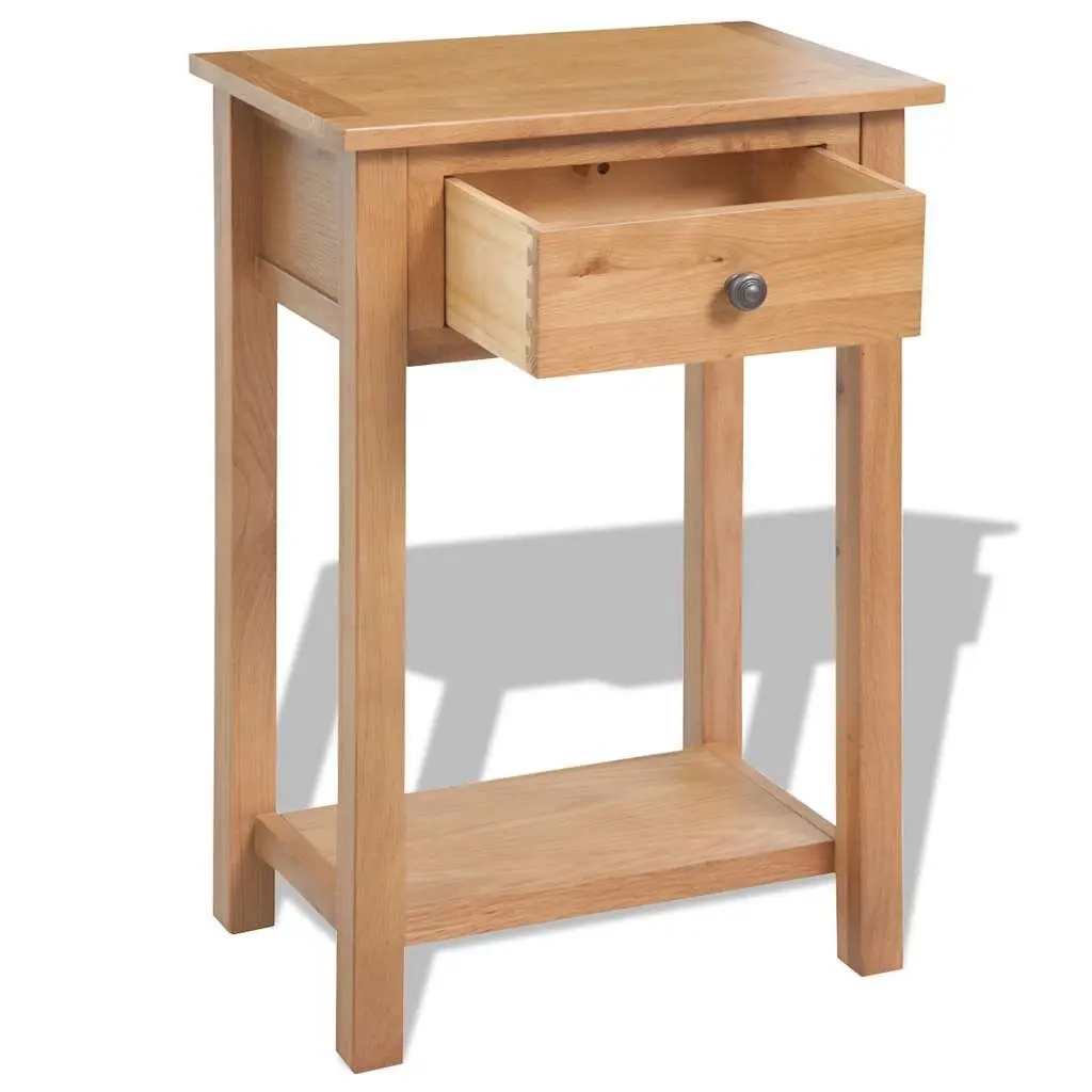 Console Table in Solid Oak