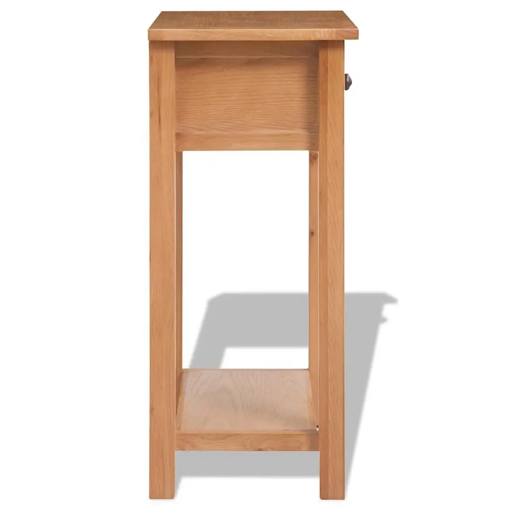 Console Table in Solid Oak