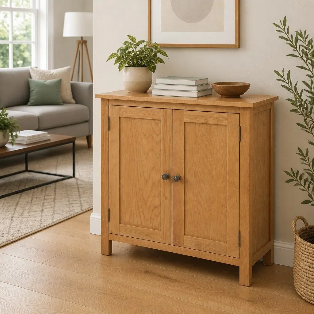 Solid Oak Sideboard for Easy Organization