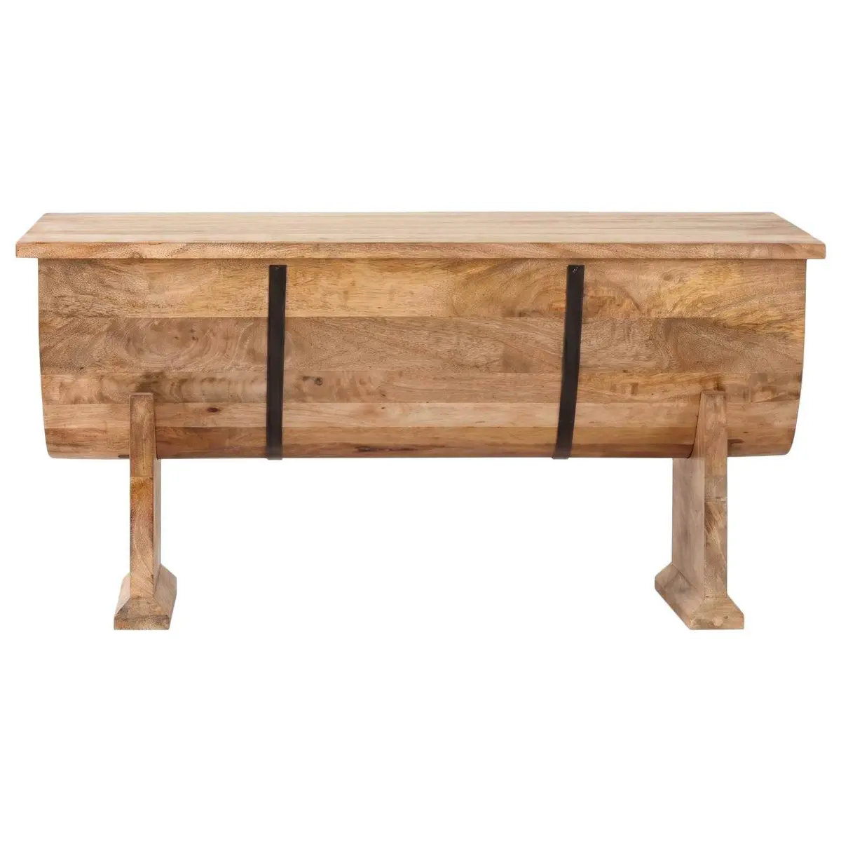 Coffee Table in Vintage Brown Wood