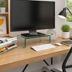 Your Perfect Glass TV Stand Monitor Riser for Any Setup