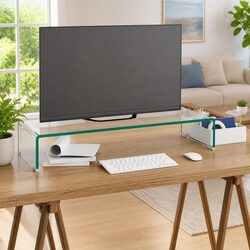 Friendly Glass Monitor Riser for Your Setup