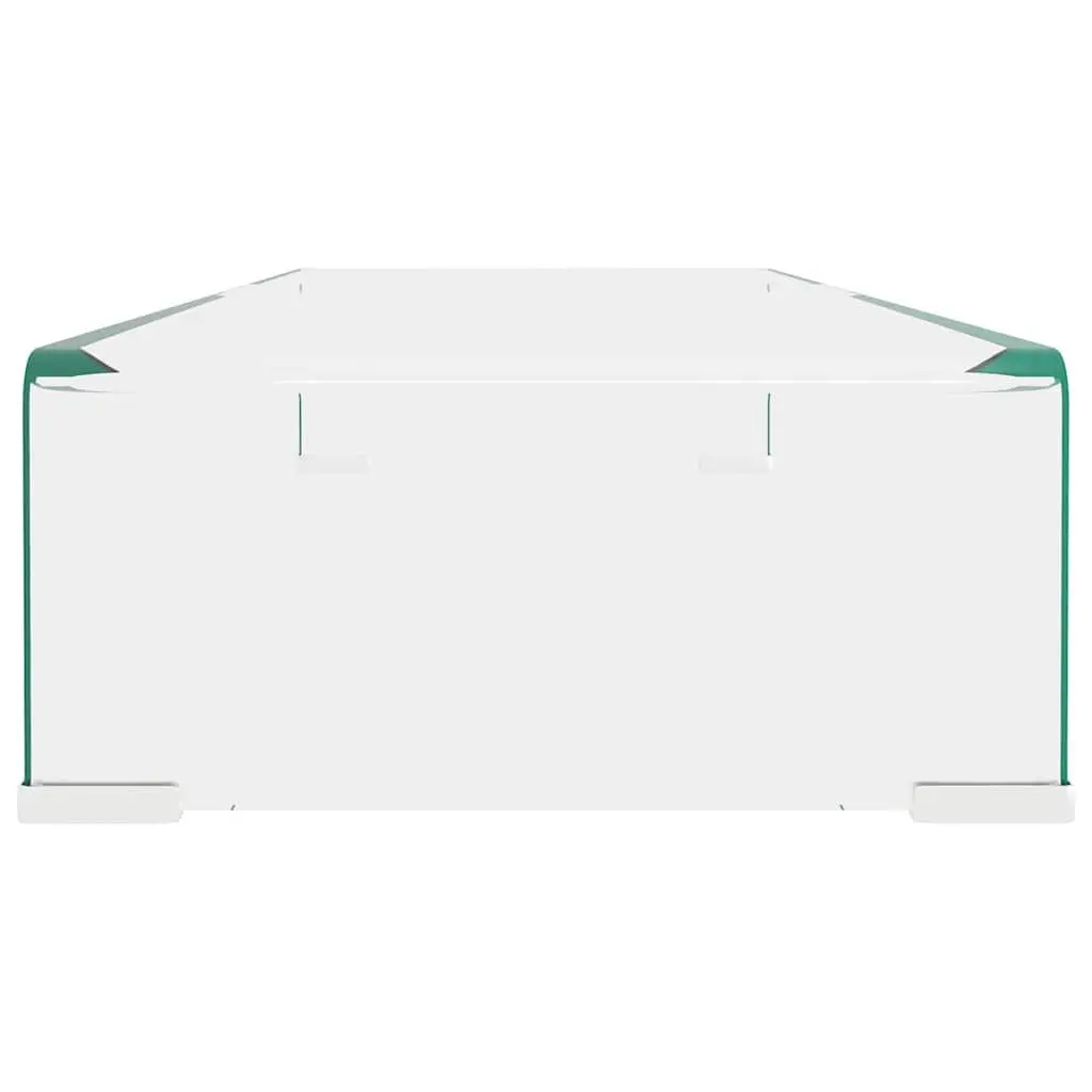 TV Stand Monitor Riser Tempered Glass Shelf 80 x 30 x 13 cm