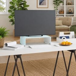 Friendly Glass TV Stand Monitor Riser for Your Setup