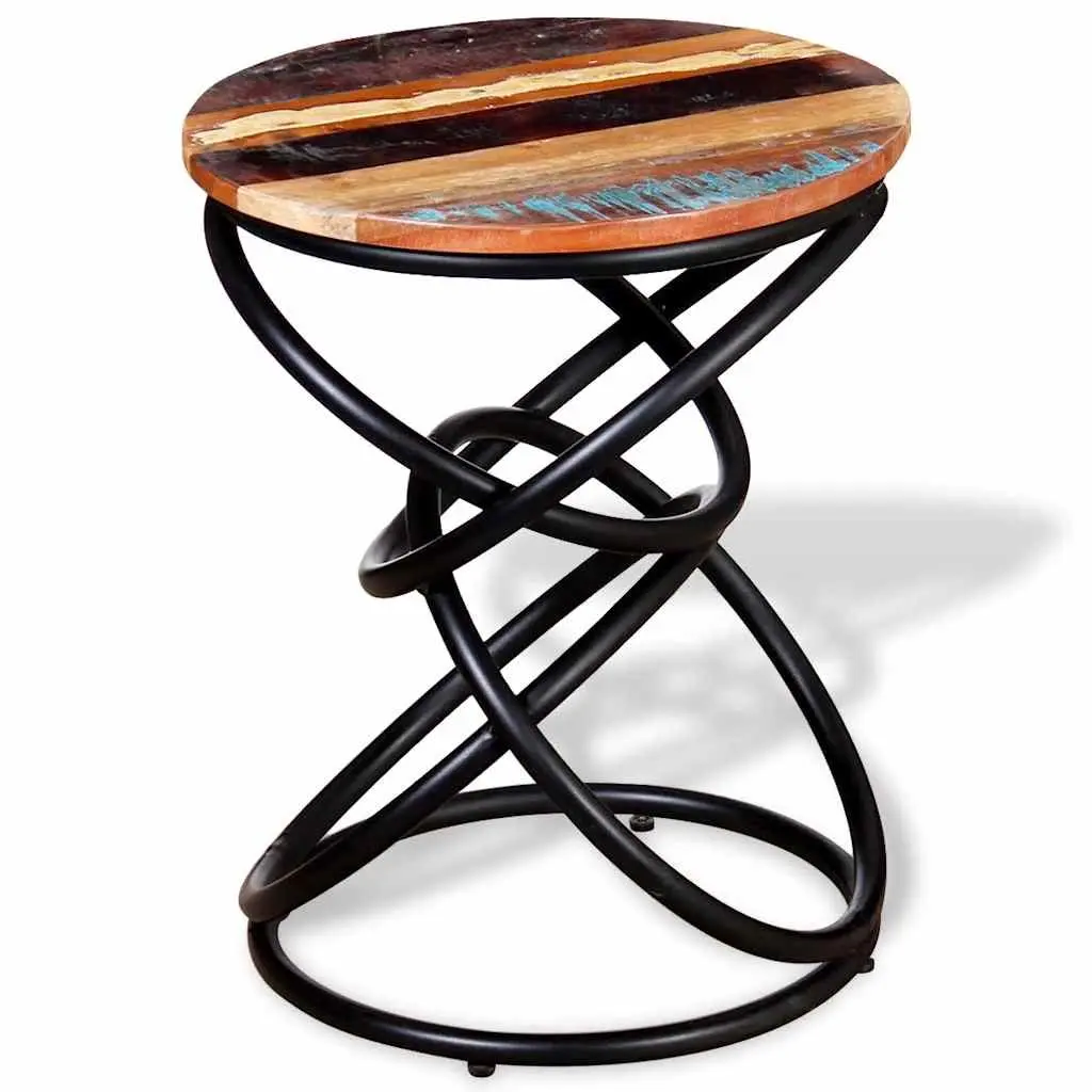 Reclaimed Wood End Table