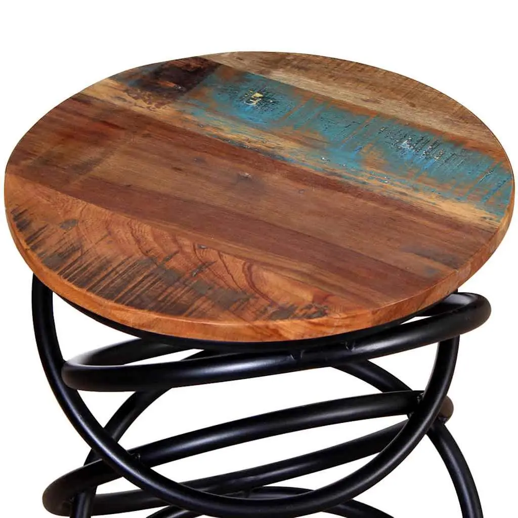 Reclaimed Wood End Table