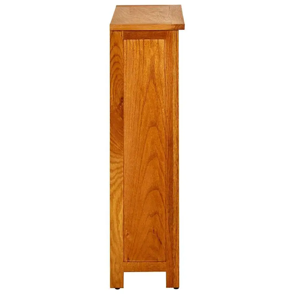 3-Tier Wooden Bookcase 70x22.5x82cm Standing Shelf Storage Display Unit