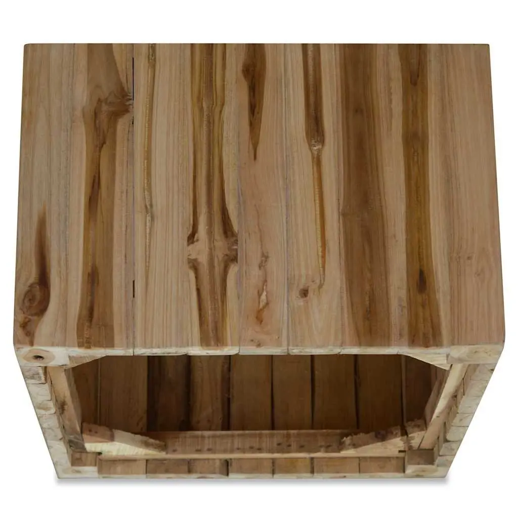 Coffee Table Brown Sturdy 50 x 50 x 35 cm