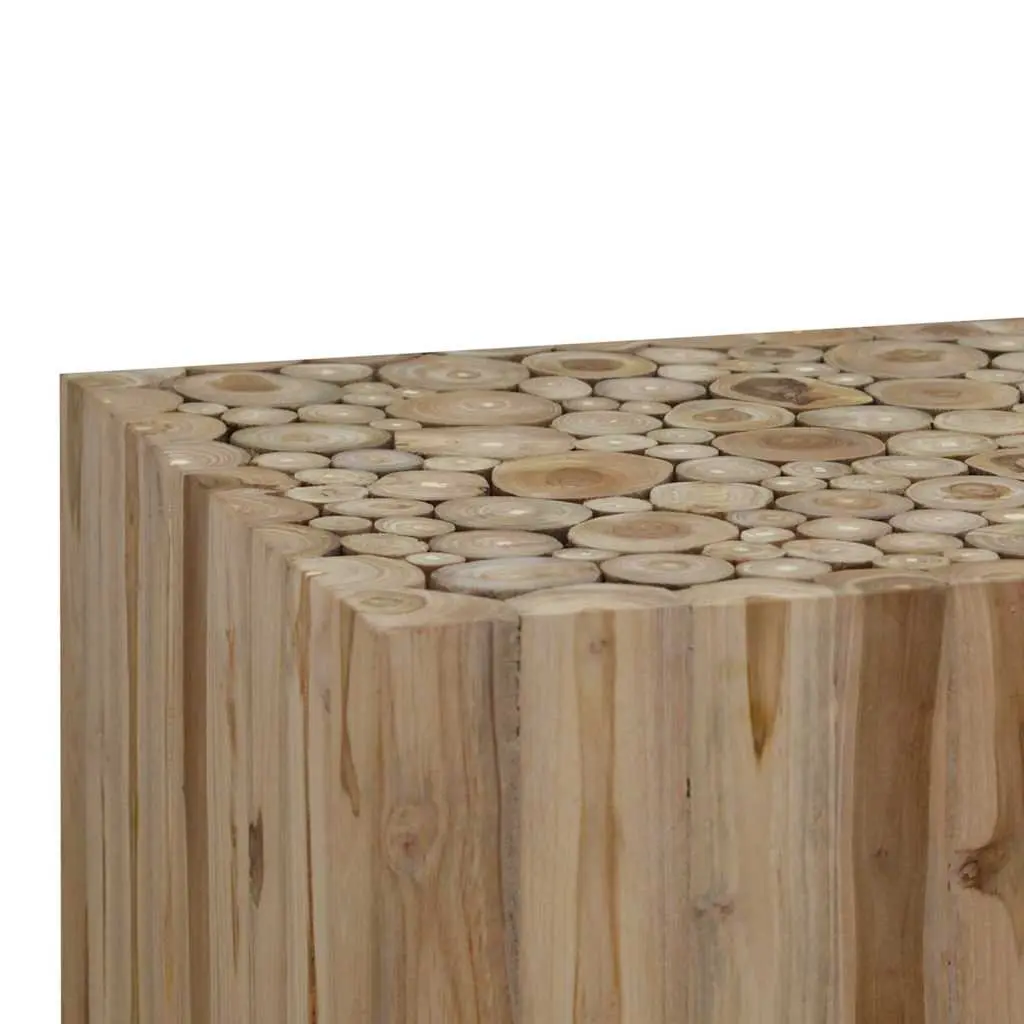 Coffee Table Brown Sturdy 50 x 50 x 35 cm