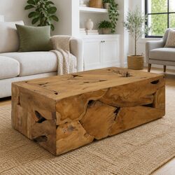 Your Ideal Coffee Table - Handmade Brown Design for You