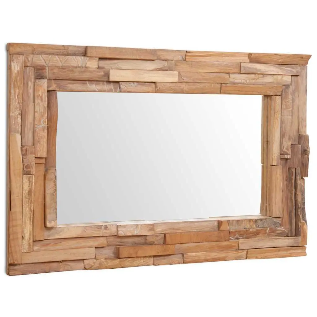 Decorative Mirror Rectangular Frame Home Decor Living Room Bathroom Wall Mounted