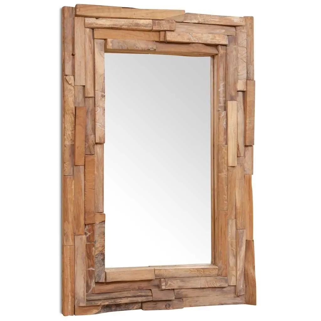 Decorative Mirror Rectangular Frame Home Decor Living Room Bathroom Wall Mounted