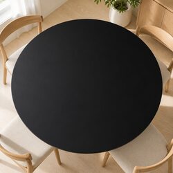 Your Friendly 700mm Black Tempered Glass Table Top