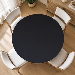 Your New 800mm Black Tempered Glass Table Top Awaits