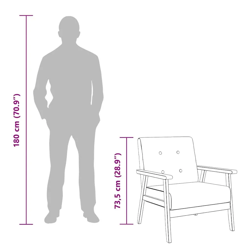 Dark Grey Armchair