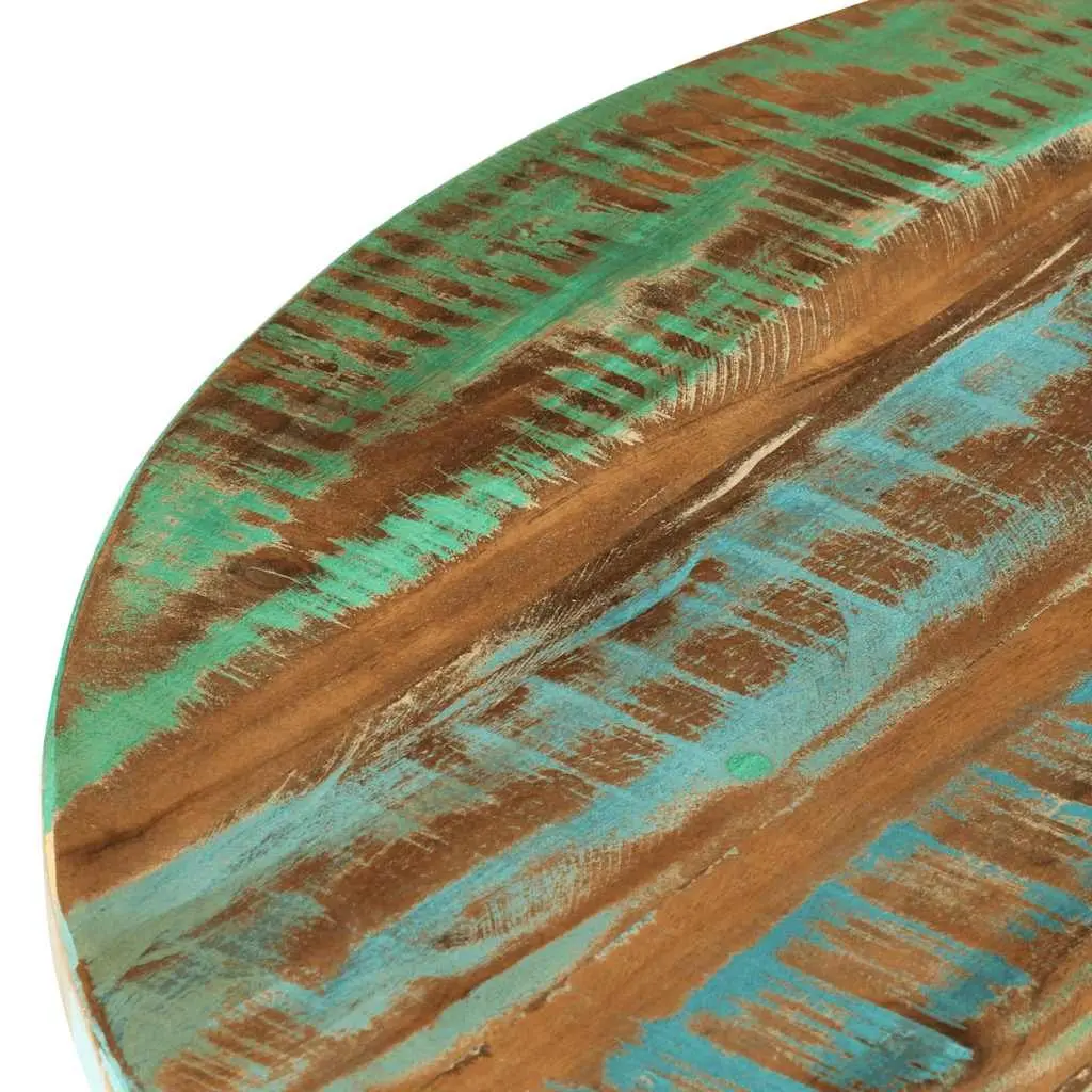 Coffee Table Handmade Solid Reclaimed Wood Industrial Vintage Style 65 cm