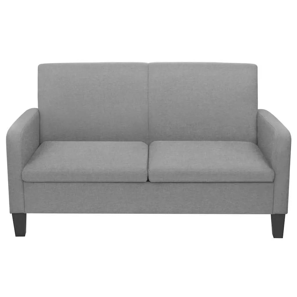 2-Seater Sofa Grey with Durable Frame