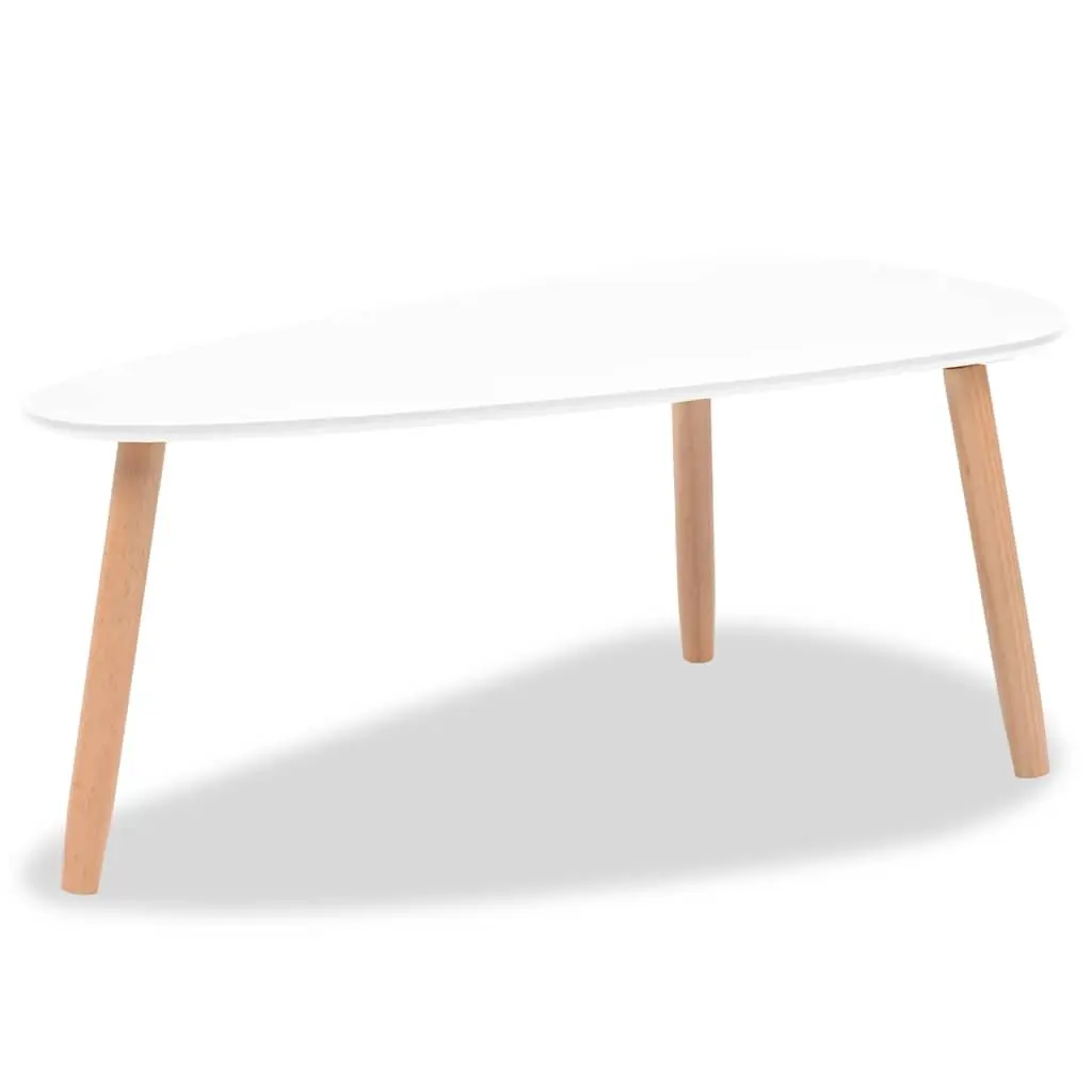 Coffee Table Set 2 Pieces Scandinavian Style Living Room Accent Tables
