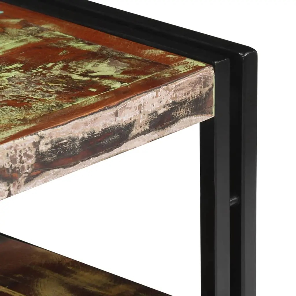 TV Cabinet Solid Reclaimed Wood Industrial Style 120 x 30 x 40 cm